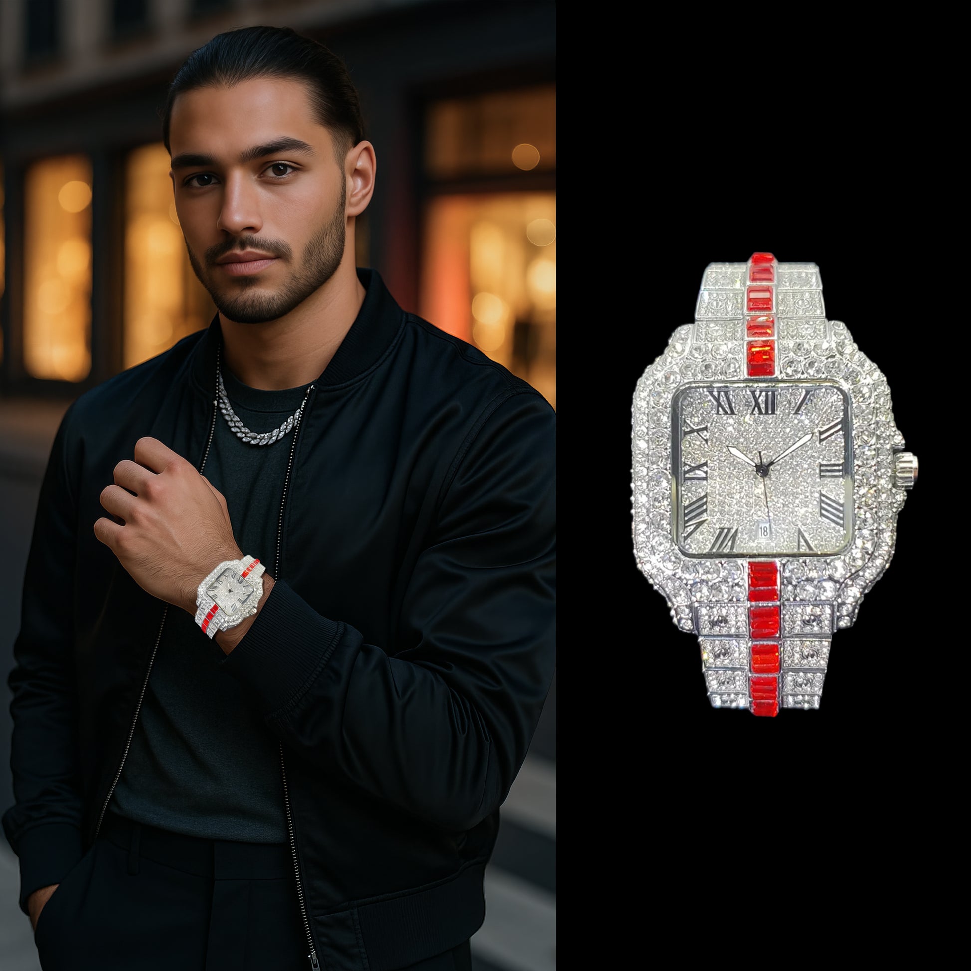 18K Madrid Watch – Luxury Stainless Steel Timepiece | DAILY DRIPZ