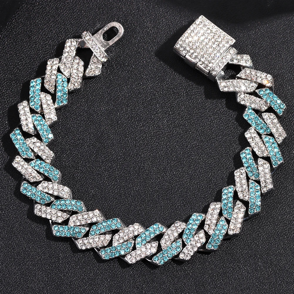 18K Luxe Iced Cuban Link Bracelet