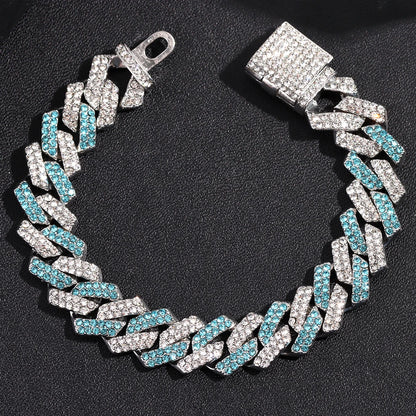 18K Luxe Iced Cuban Link Bracelet