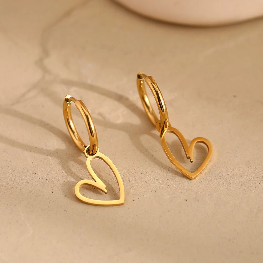 Double Heart Earrings