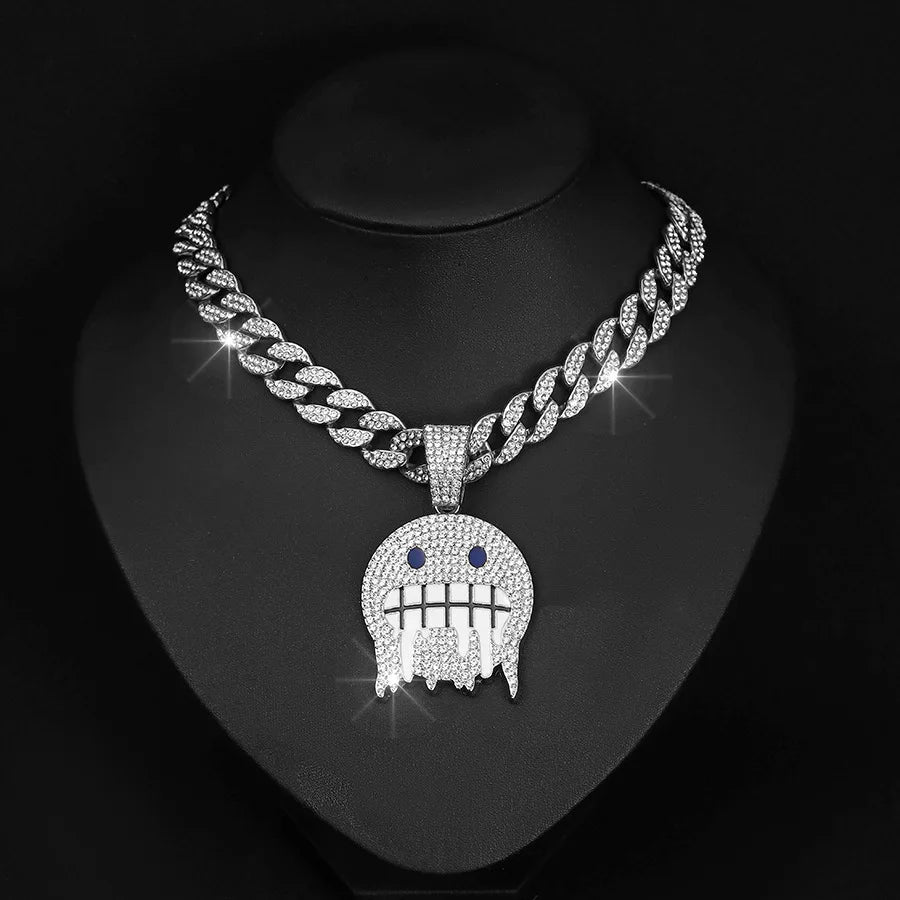 18K Iced Jewel Pendant