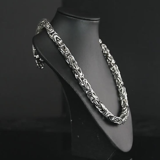 18K Paris Chain – Luxury Byzantine Stainless Steel | DAILY DRIPZ